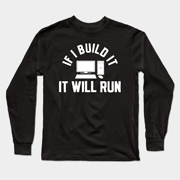 Computer Programmer Software Developer IT Long Sleeve T-Shirt by CreativeGiftShop